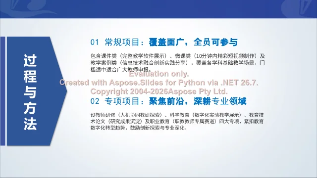 项目设置总览：常规项目与专项项目的类别划分