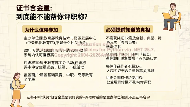 证书含金量真相:主办单位级别与评职认可口径