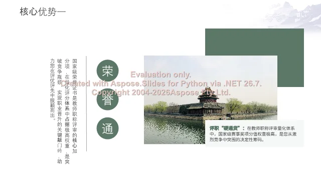 核心优势一:国家级荣誉是评职评审的高权重加分项